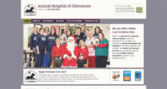 Desktop Screenshot of animalhospitalofclemmons.com